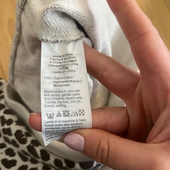 J. Crew Black and White Leopard Print Joggers - Picture 3 of 5